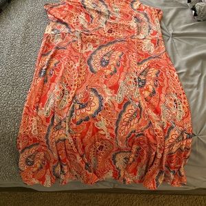Banana Republic. Women’s summer dress size large. Color orange.